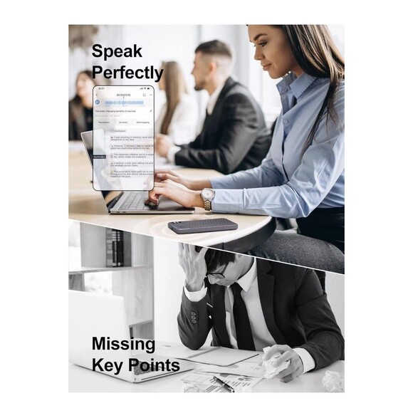 Banoshalo AI Voice Recorder Translation Transcription 107 Languages w ChatGPT - Picture 9 of 16